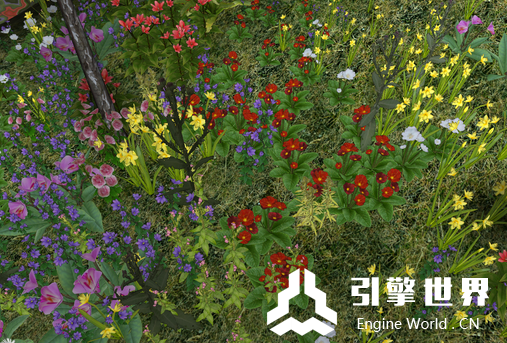 【U3D模型】 草植物模型细节真实花朵